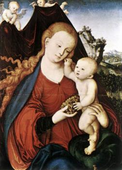 Lucas Il Vecchio Cranach : Madonna and Child
